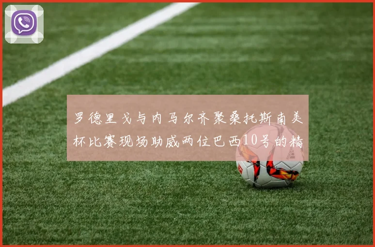 罗德里戈与内马尔齐聚桑托斯南美杯比赛现场助威两位巴西10号的精彩时刻